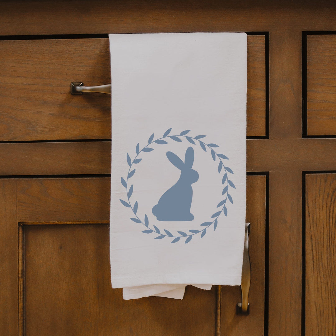 Bunny Silhouette By Brooke Nicole Designs Towel