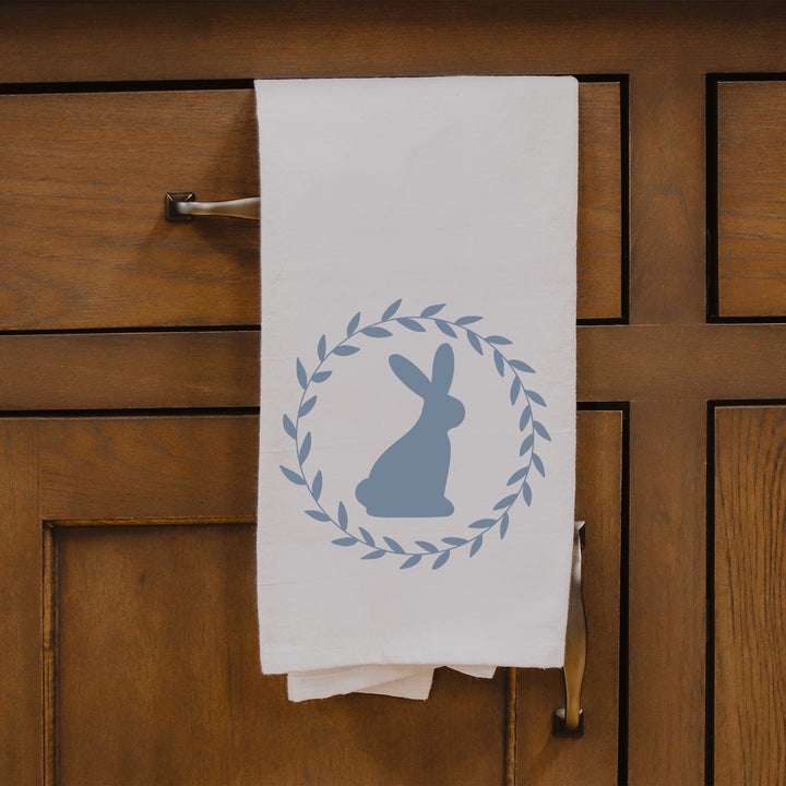Bunny Silhouette By Brooke Nicole Designs Towel