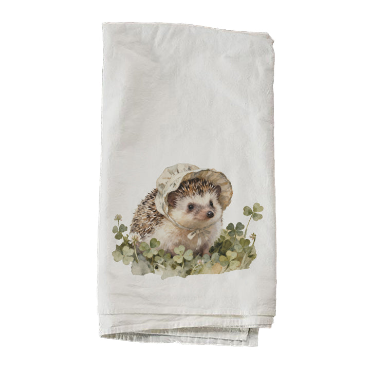 Hedgehog In Clovers Towel