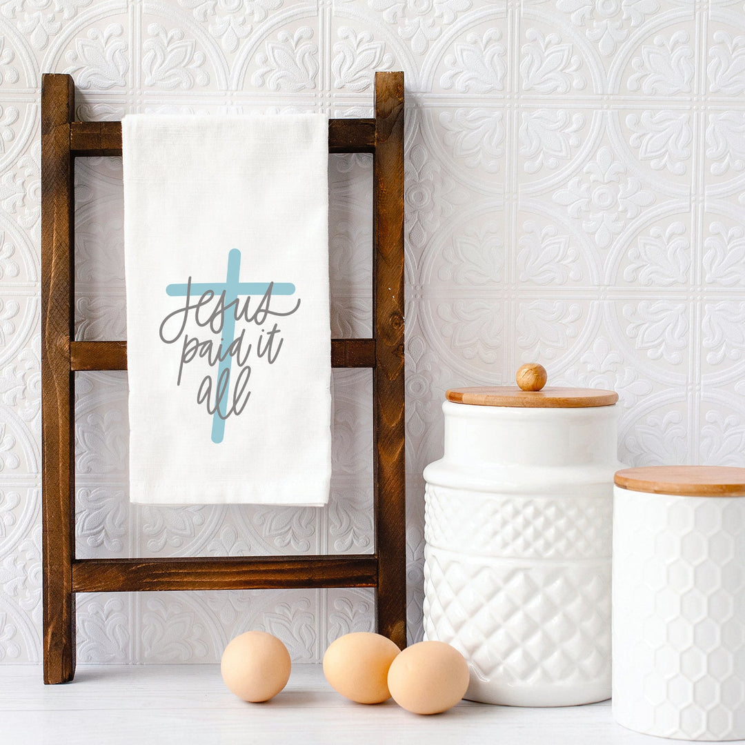 Jesus Paid It All By Brooke Nicole Designs Towel