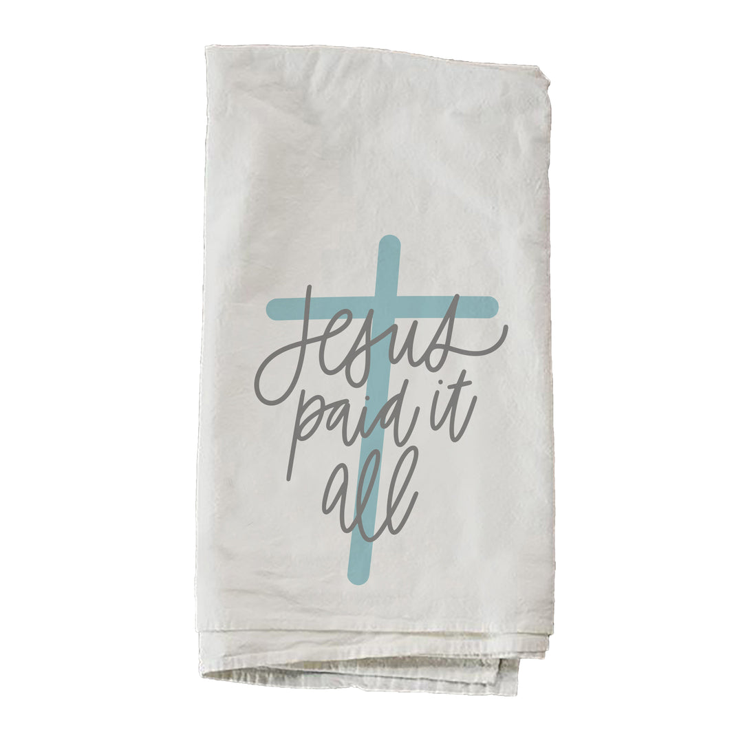 Jesus Paid It All By Brooke Nicole Designs Towel