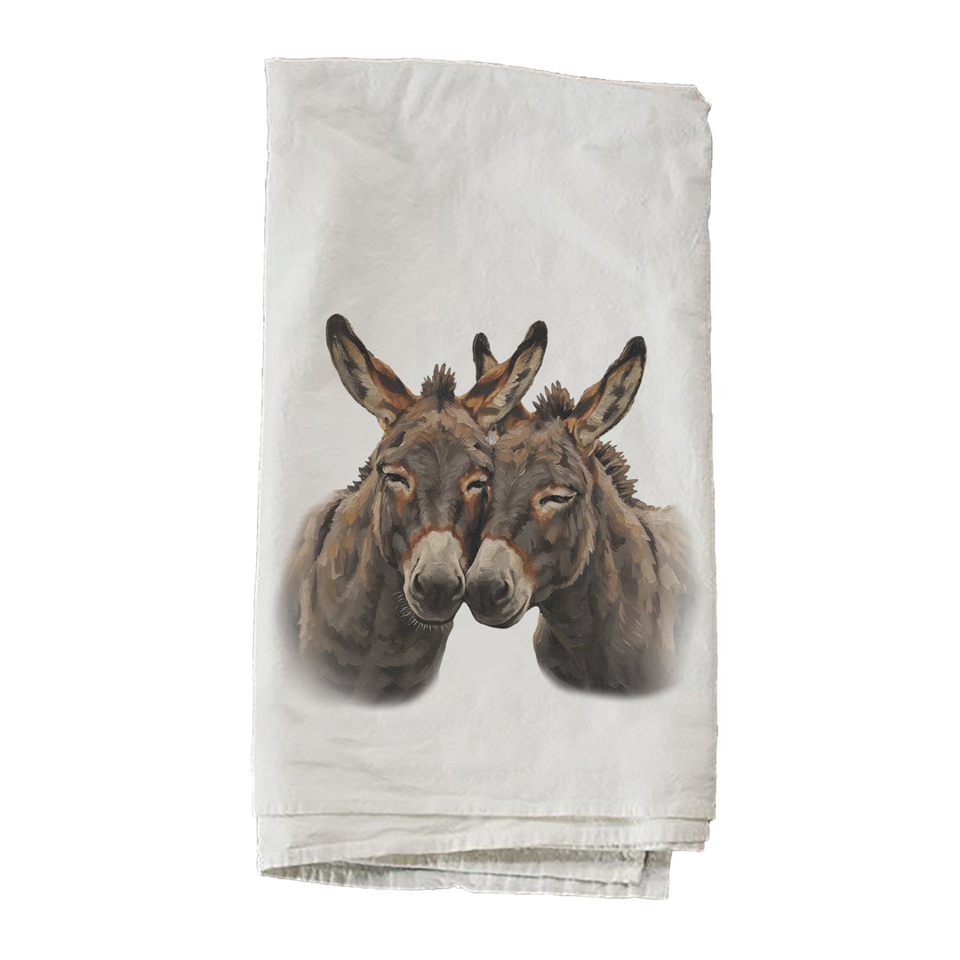 Pair Of Donkeys Towel