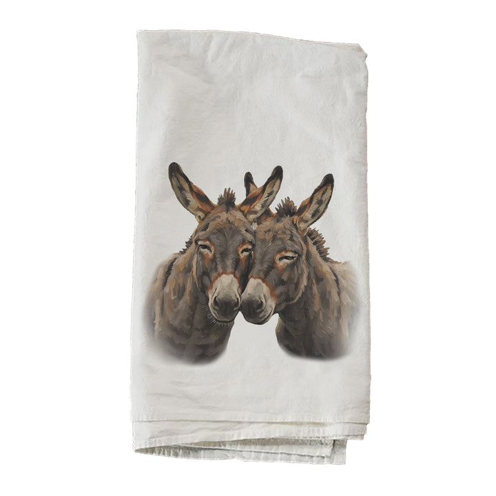 Pair Of Donkeys Towel