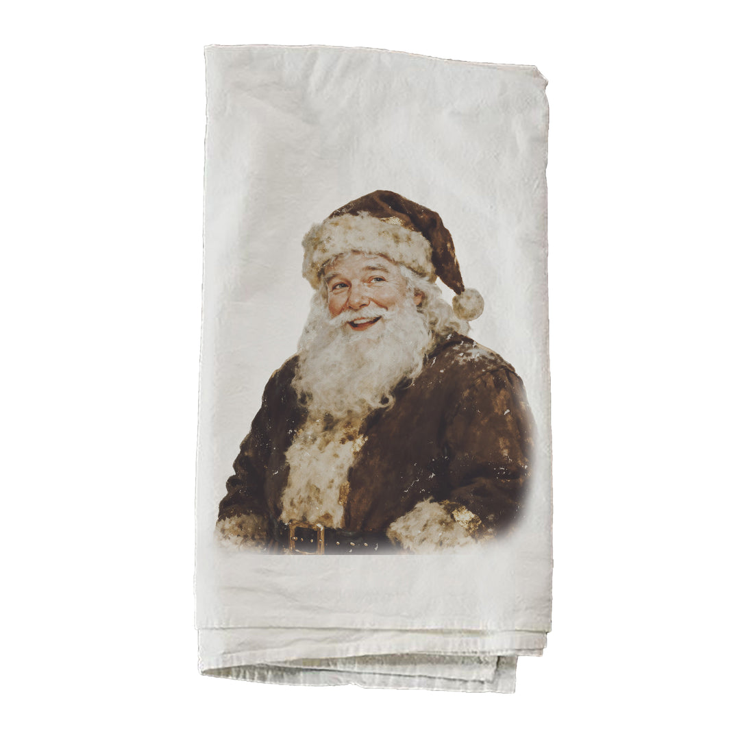 Santa In Brown Towel