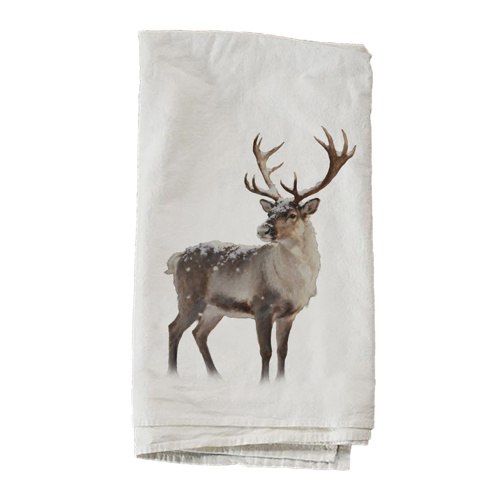 Single Reindeer Towel