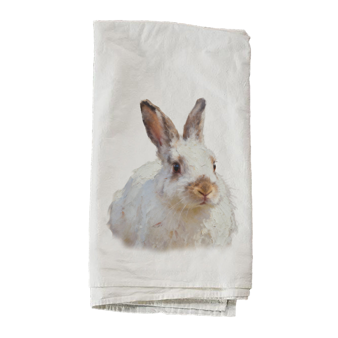 Single White Bunny Towel
