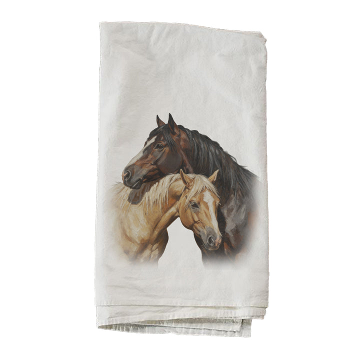 Two Horse Companions Towel