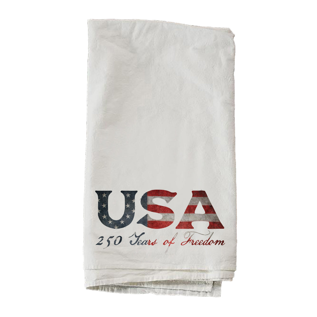 USA 250 Years Of Freedom Towel