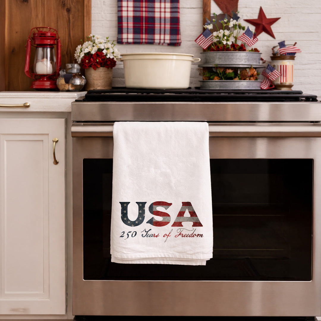 USA 250 Years Of Freedom Towel