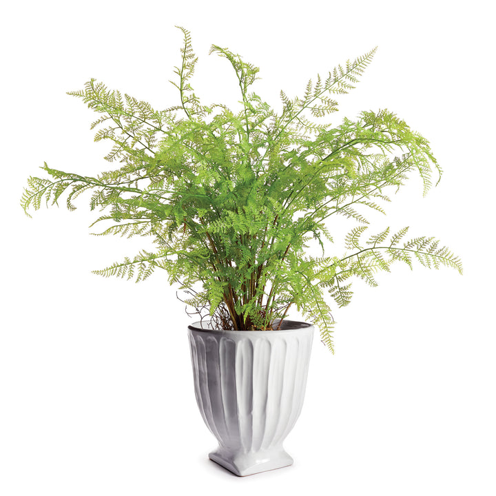 COLUMN FOOTED URN 13" - White