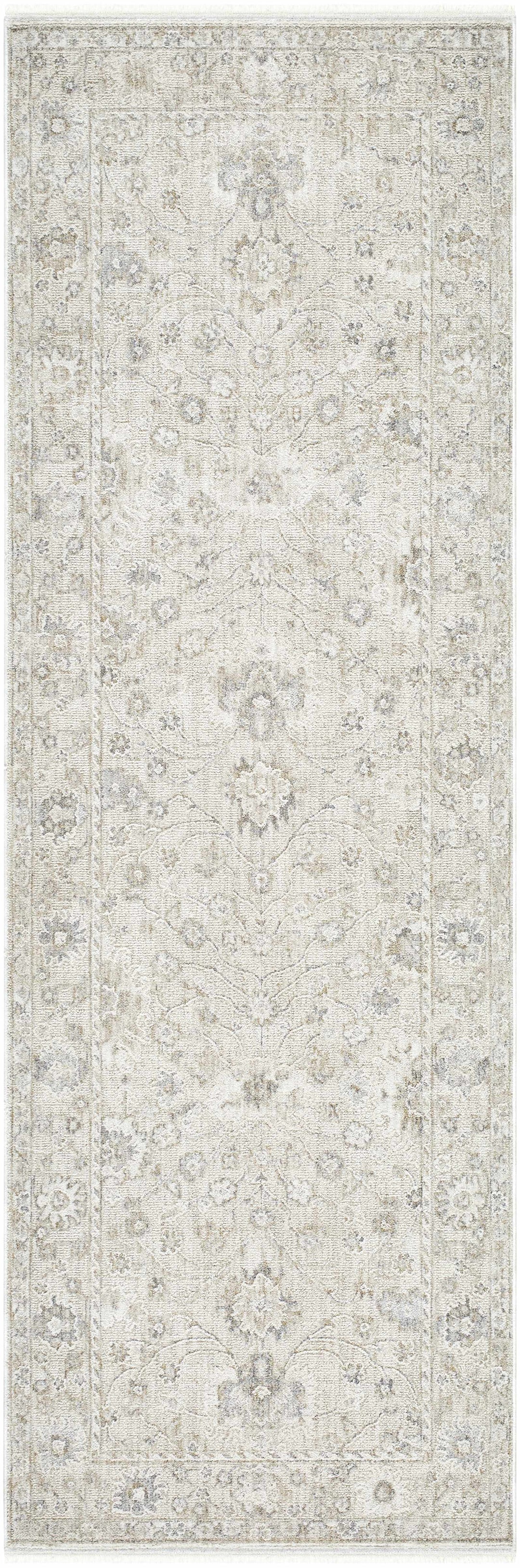 Decorative rug with a floral pattern on a plain background

Vaman Luxe Rug