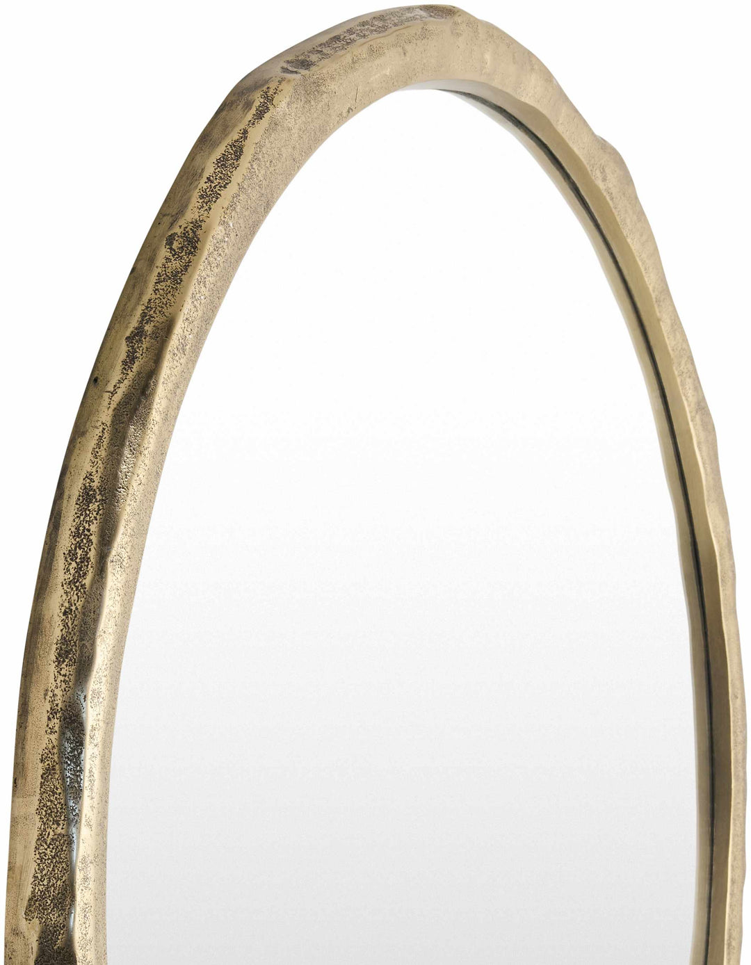 Close-up of a bicycle tire with tread pattern on a white background

Vallelado Gold Accent Mirror