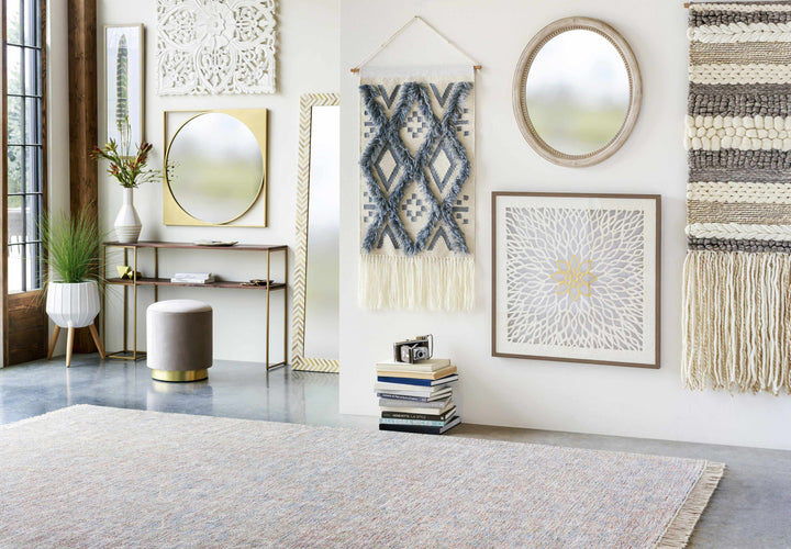 Dunguan White Ribbed Wood Planter