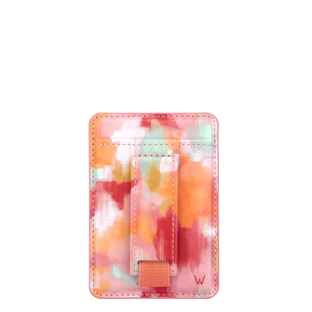 Water Color Waves Magnetic Wallet