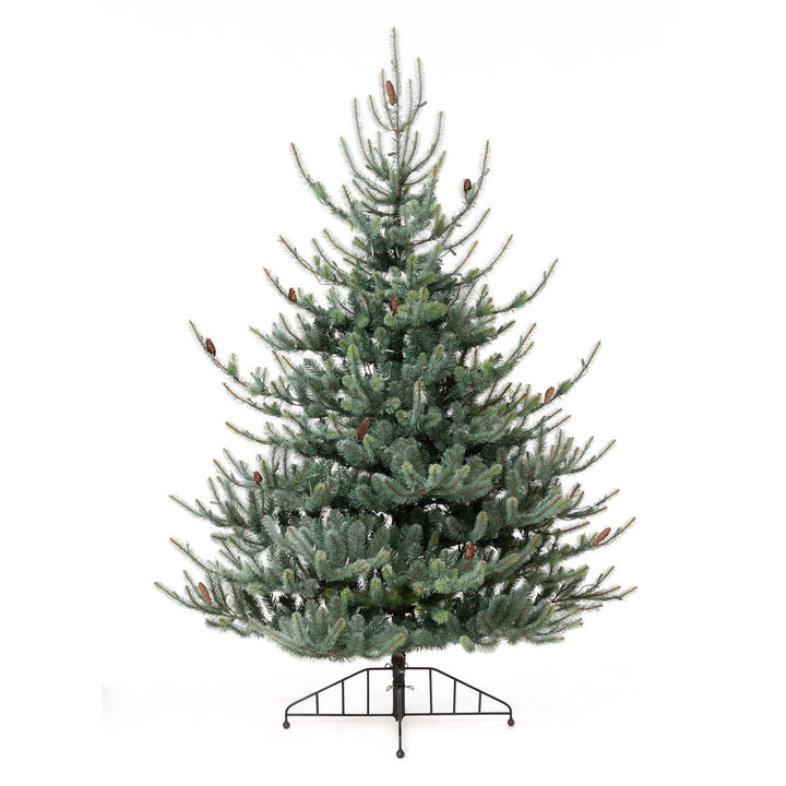 Park Hill Blue Spruce Half Christmas Tree, 7.5'