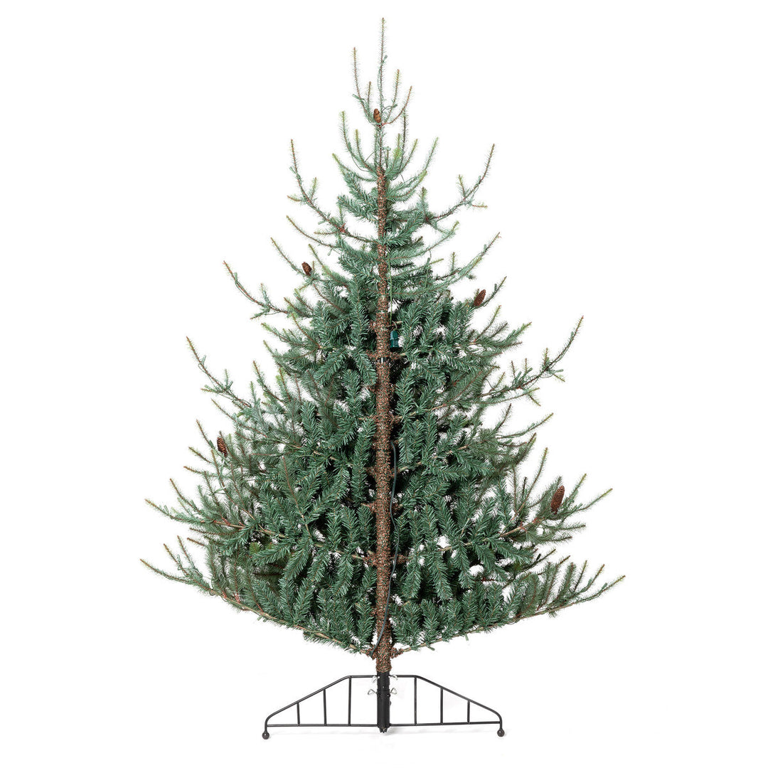 Park Hill Blue Spruce Half Christmas Tree, 7.5'