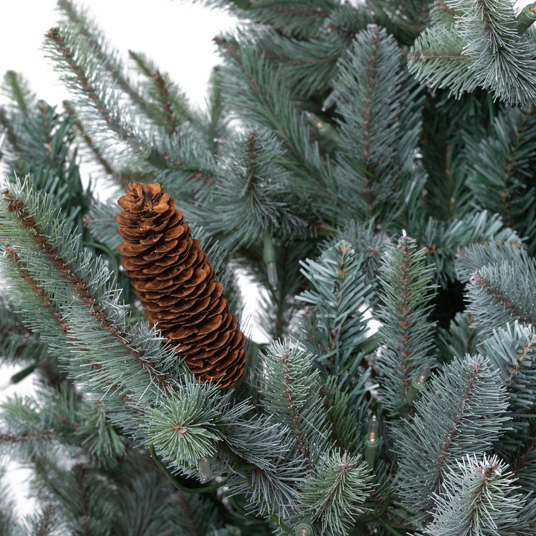 Park Hill Blue Spruce Slim Christmas Tree, 7.5'