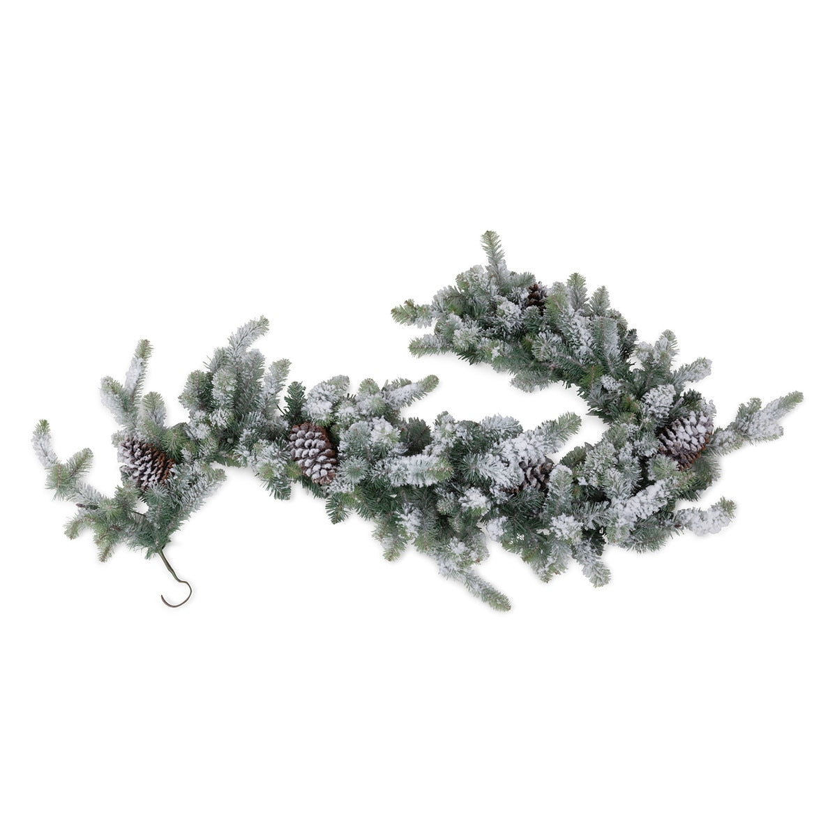 Blue Spruce Garland LED with Snow, 6'