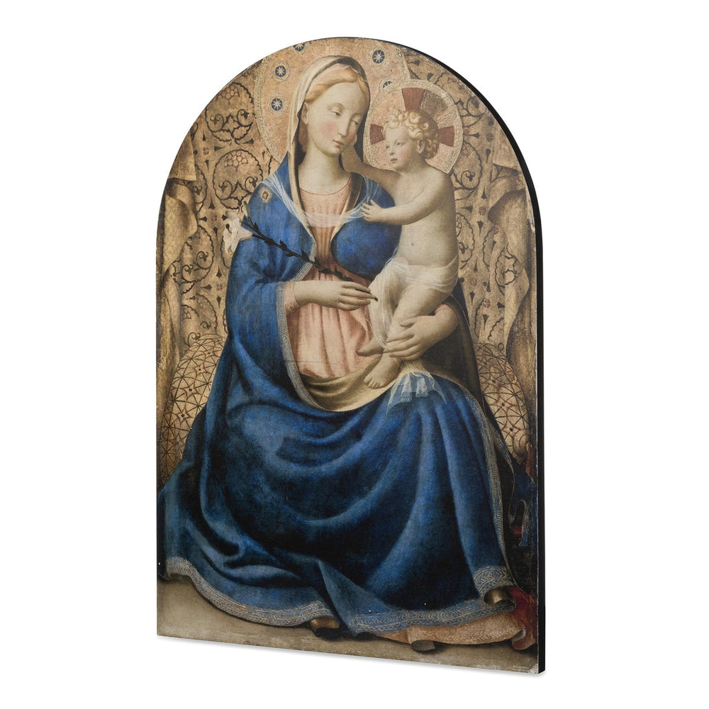 Madonna Renaissance Print on Wood