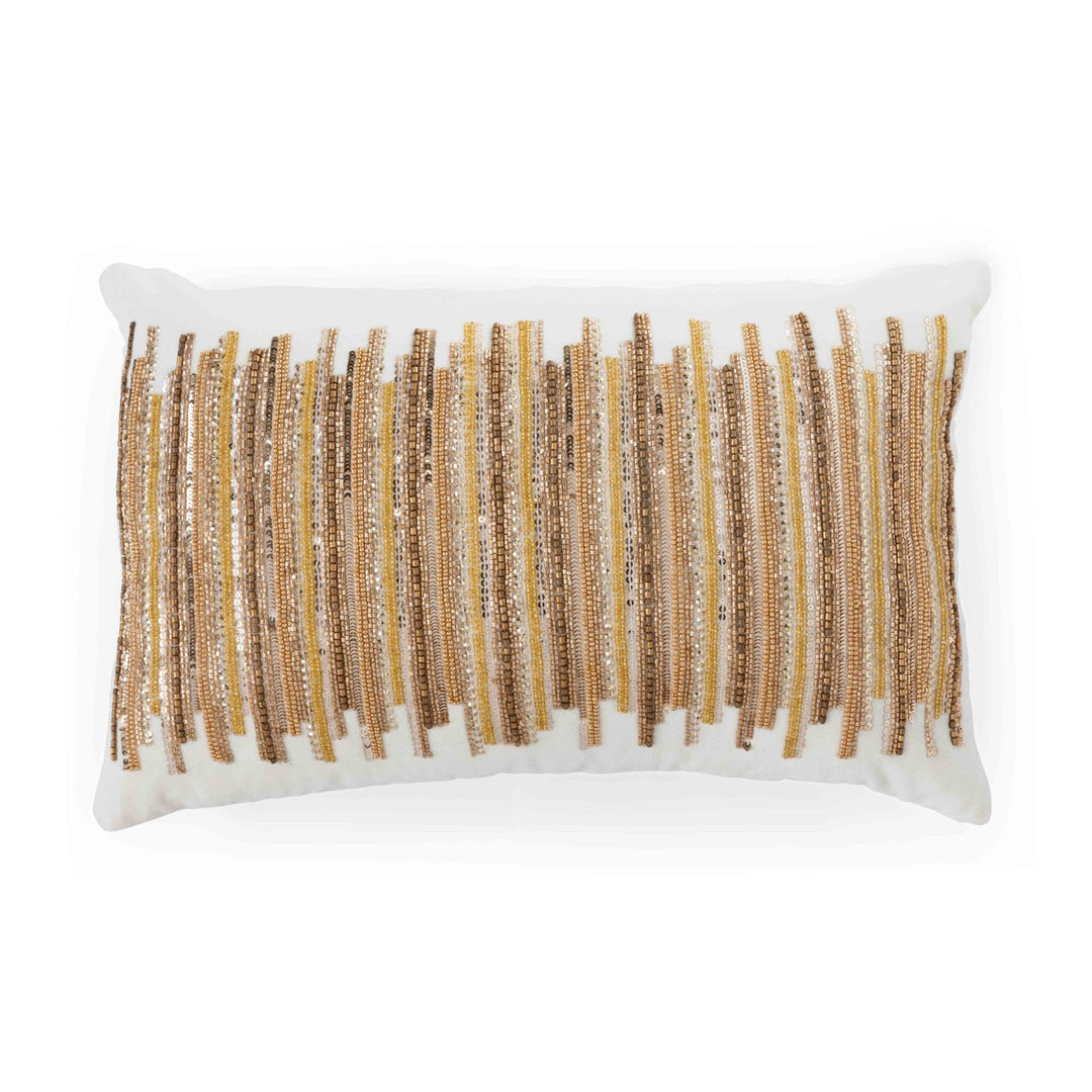 Golden Splendor Velvet Pillow