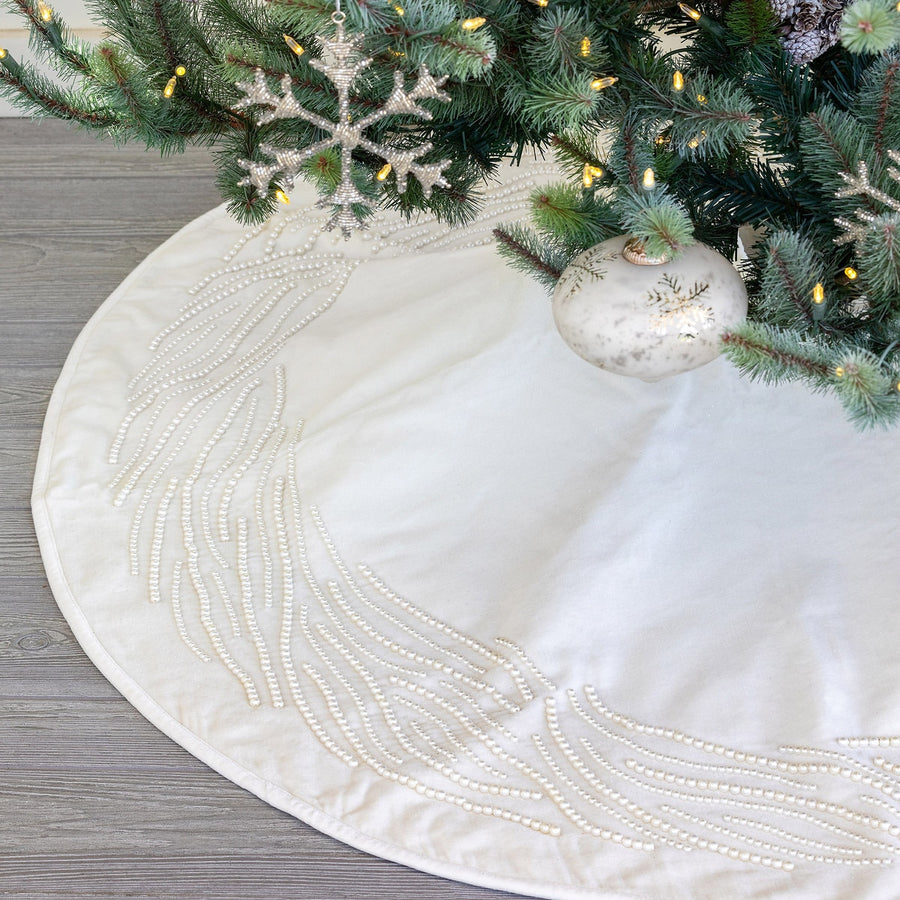 Pearl Garland Tree Skirt