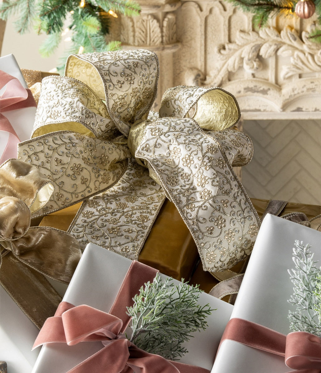 Fleurs Jardin Pattern Ribbon