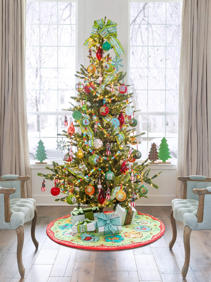 12 Days of Christmas Embroidered Tree Skirt