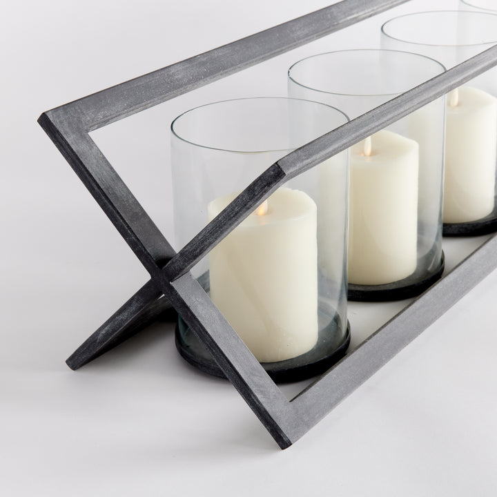 Baxton 5-Pillar Candleholder