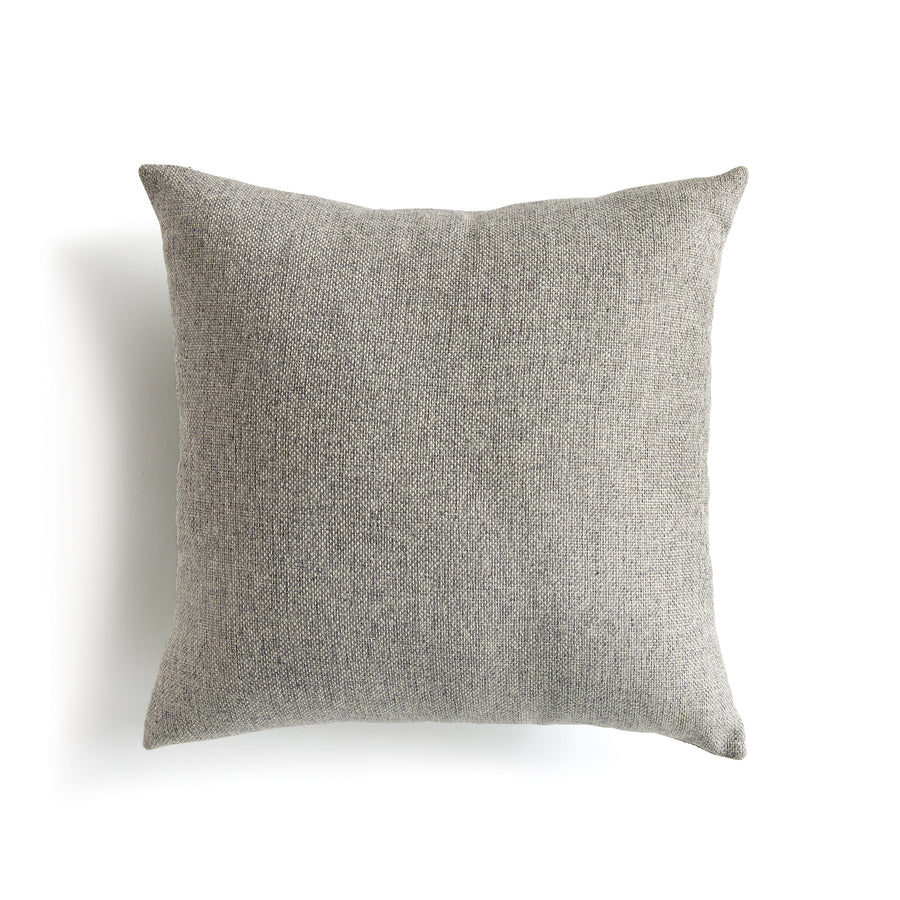 Gage Square Indoor-Outdoor Pillow 20", Gray