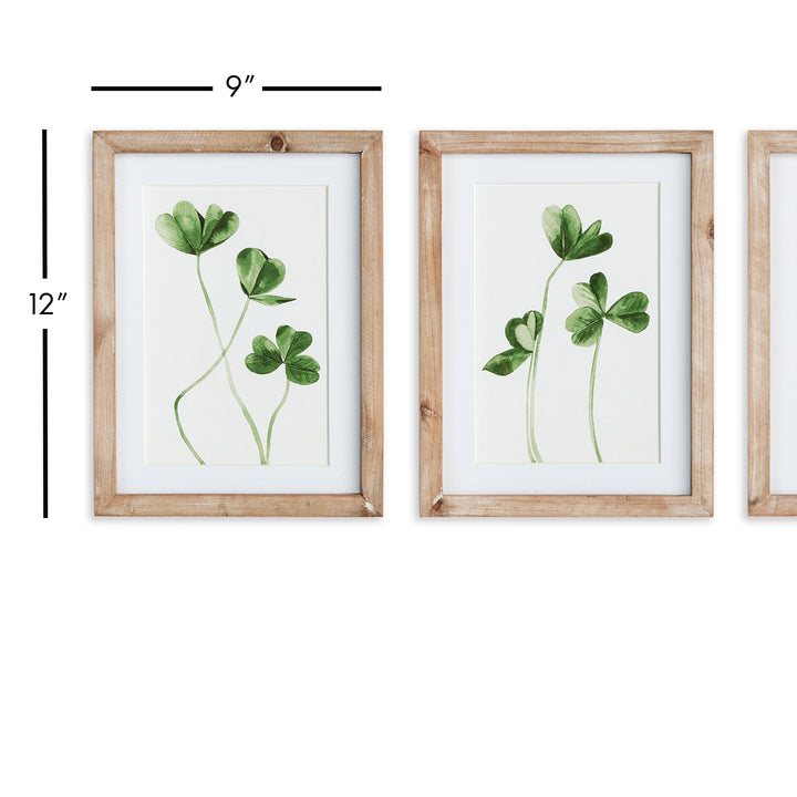 Clover Cuttings Petite Prints, Set Of 3