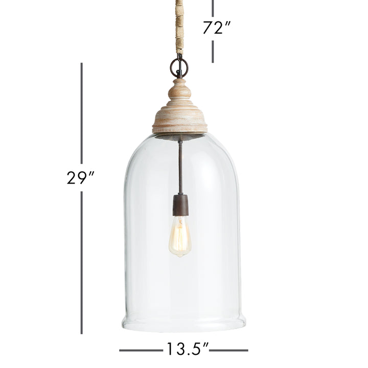 Vintner'S Cloche Pendant 29"