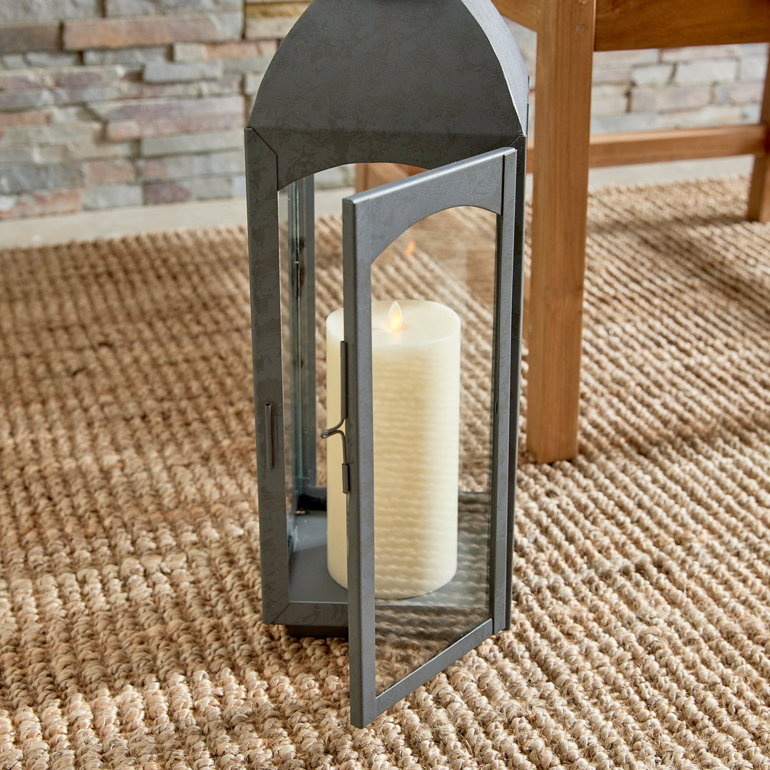 Antoinne Outdoor Lantern Large, Gray