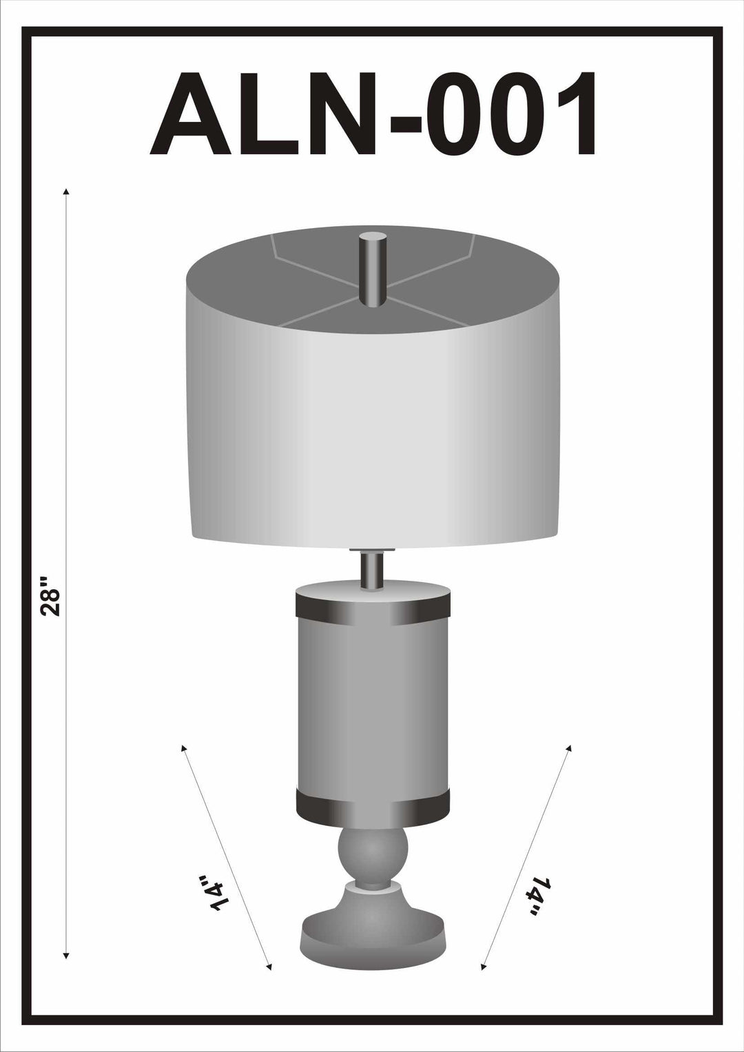 Alemanguan Table Lamp - Clearance