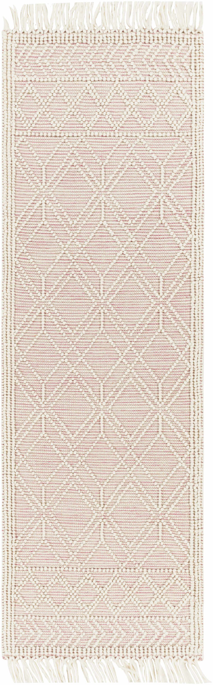 Ramsbury Soft Pink Wool Rug
