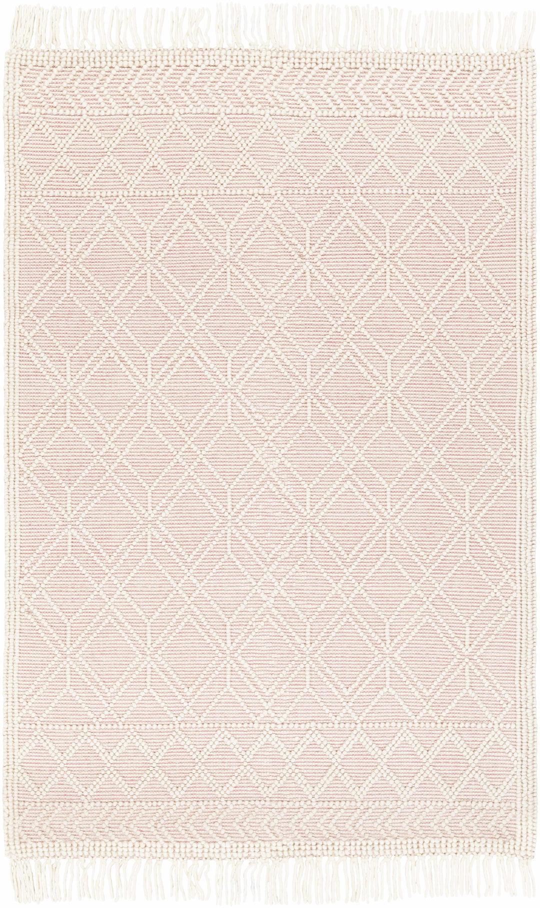 Ramsbury Soft Pink Wool Rug