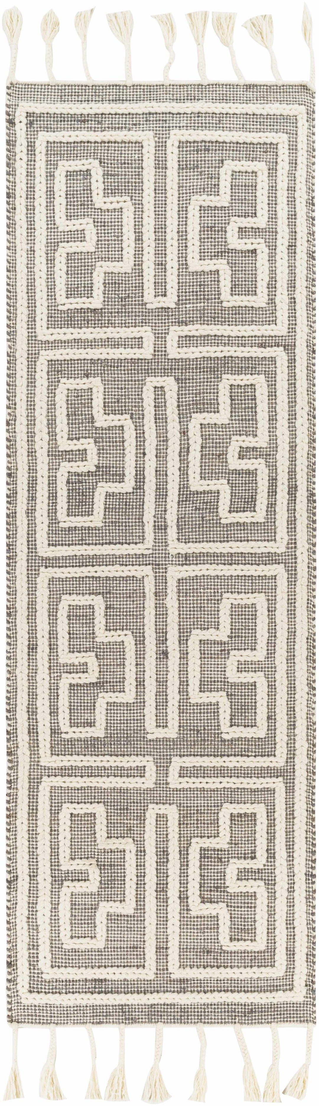 Azra Tasseled Jute&Wool Rug