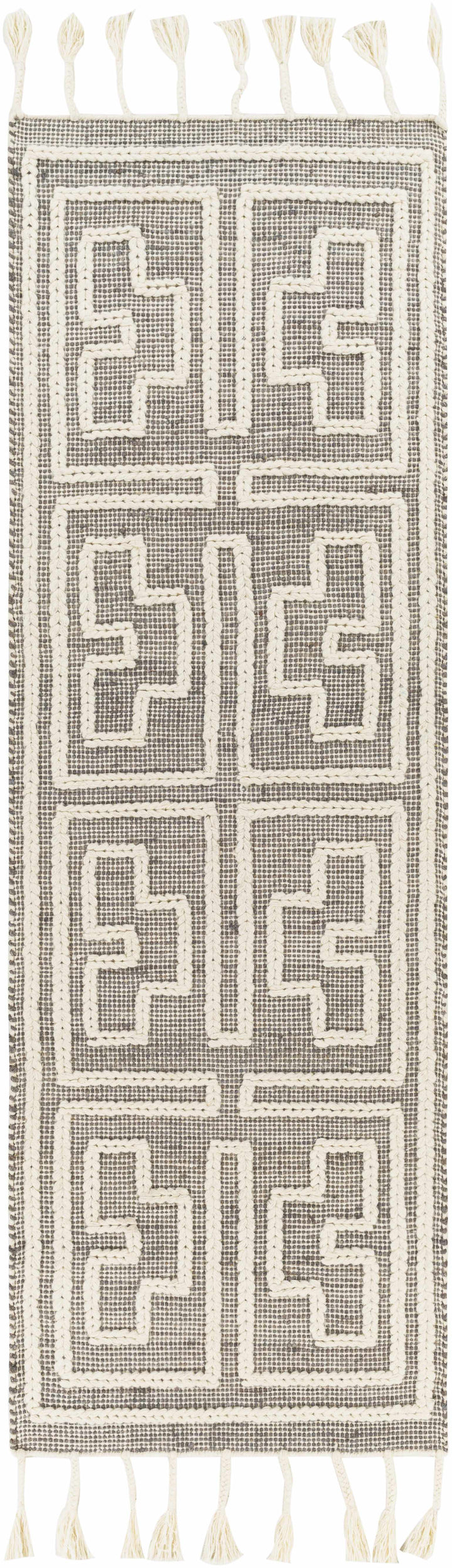 Azra Tasseled Jute&Wool Rug