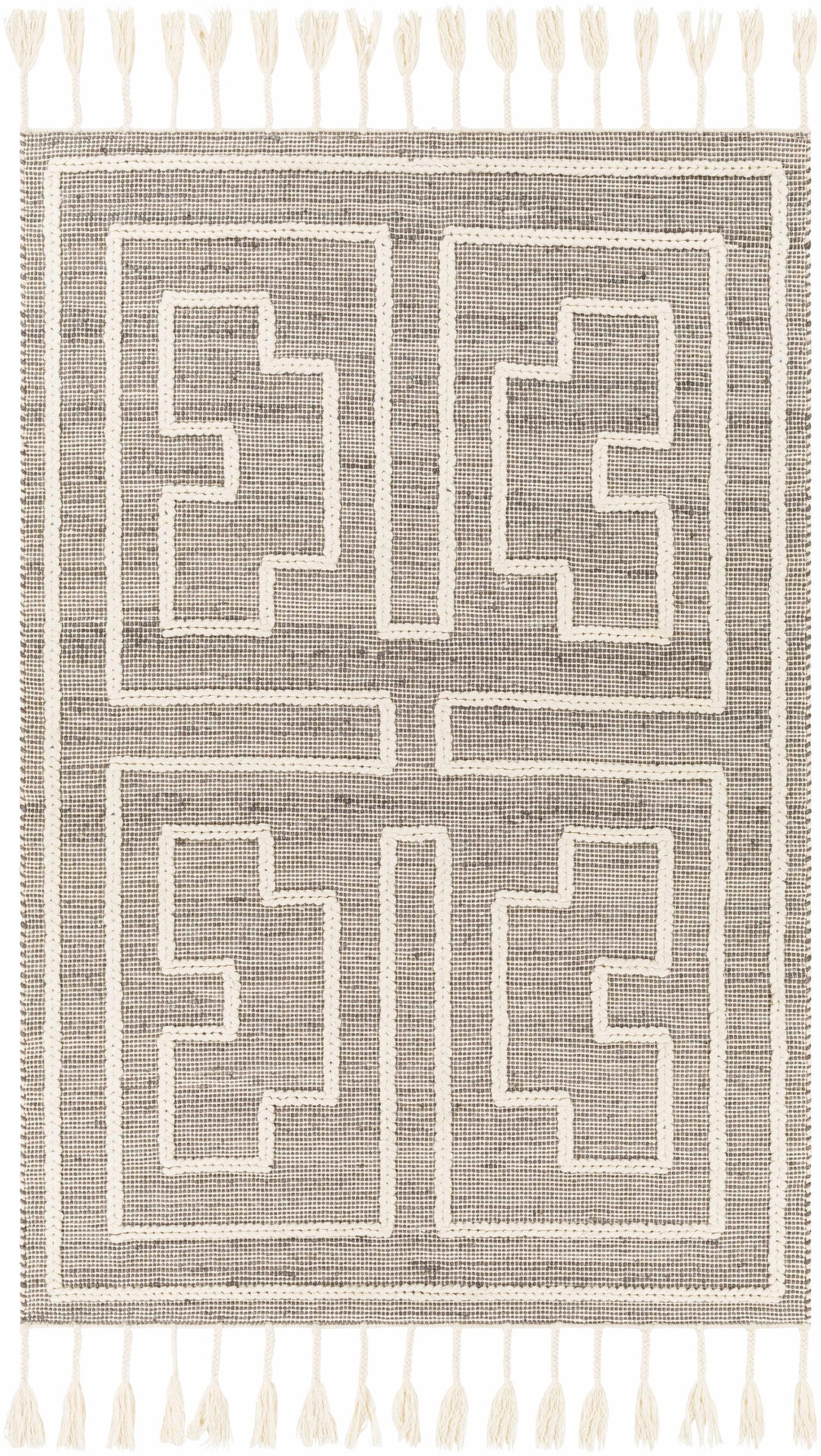 Azra Tasseled Jute&Wool Rug