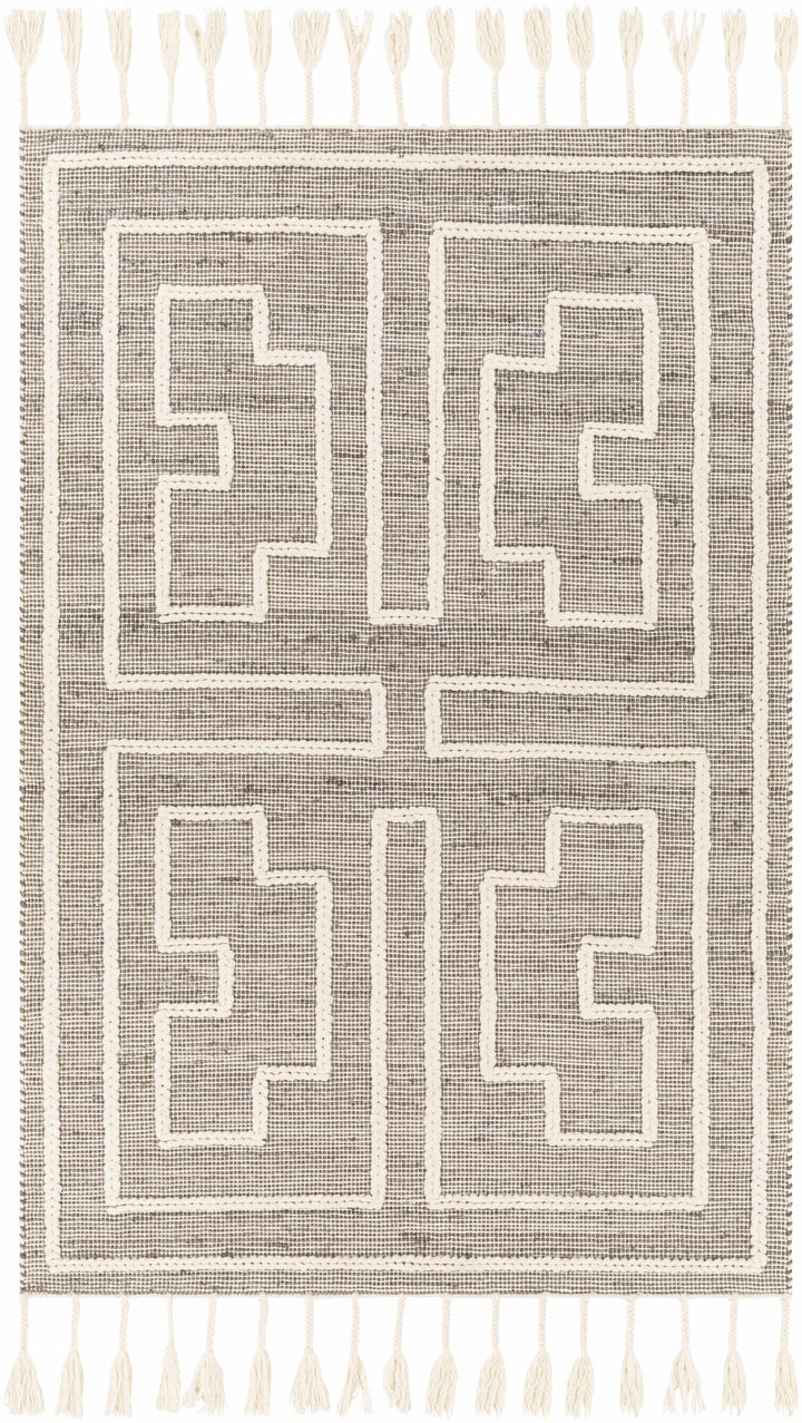 Azra Tasseled Jute&Wool Rug
