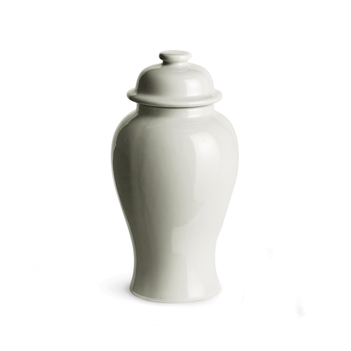 Koa Lidded Mini Ginger Jar Small, White