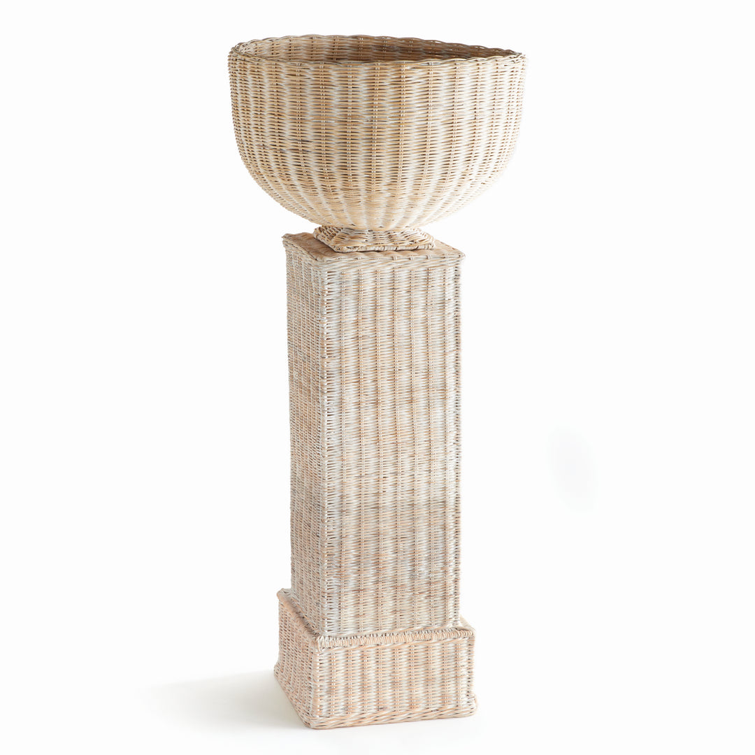 Charleston Rattan Pedestal Tall