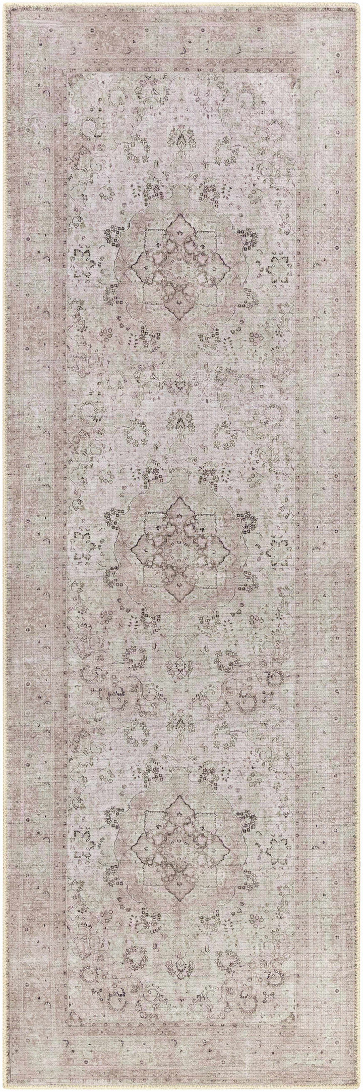 Bethany Vintage Flat Pile Washable Rug
