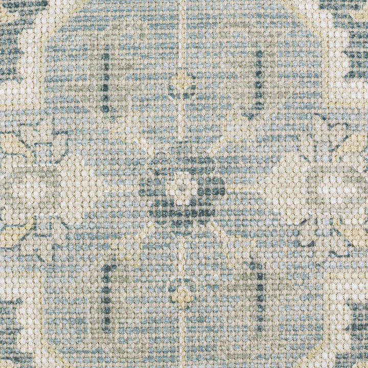 Bigaa Teal Medallion Throw Pillow