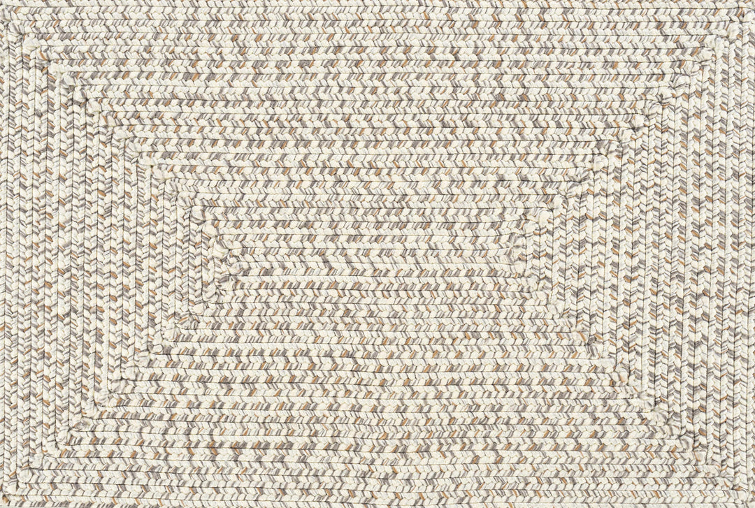 Beige Braided Faux Jute Rug