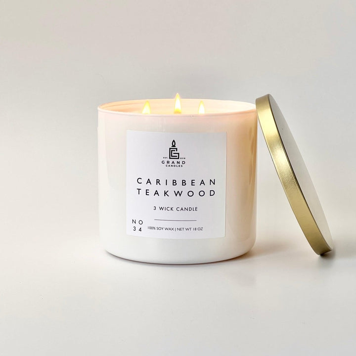 Caribbean Teakwood Soy Candle