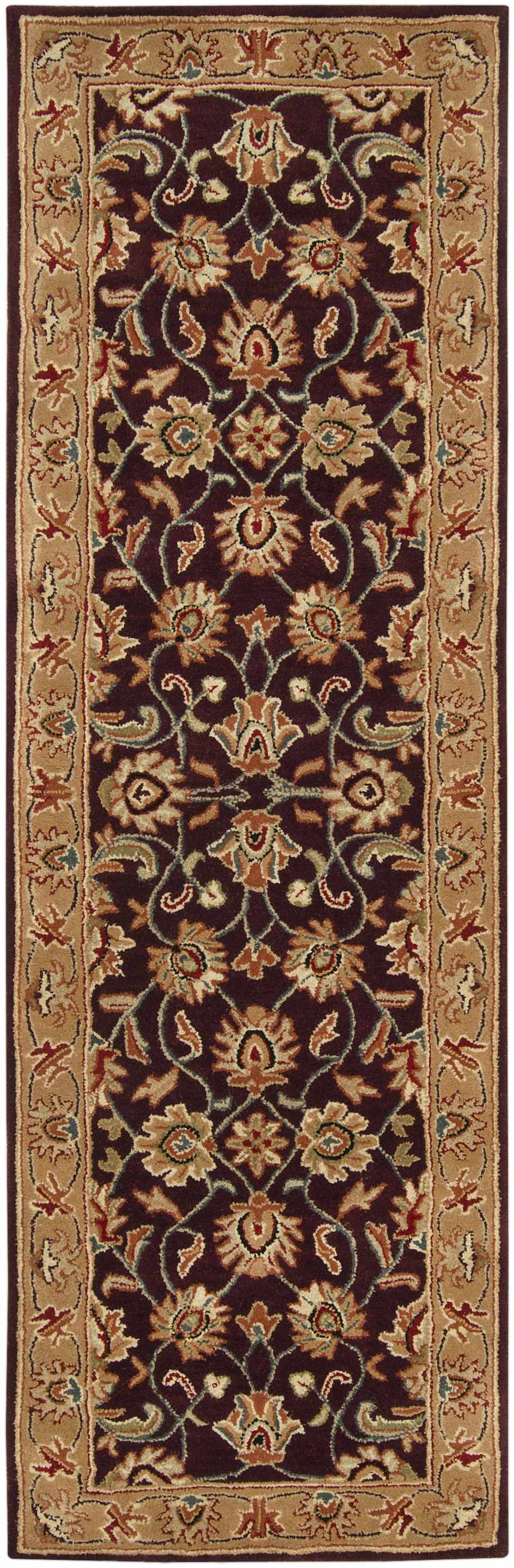 Cherryfield Burgundy 1024 Wool Area Rug