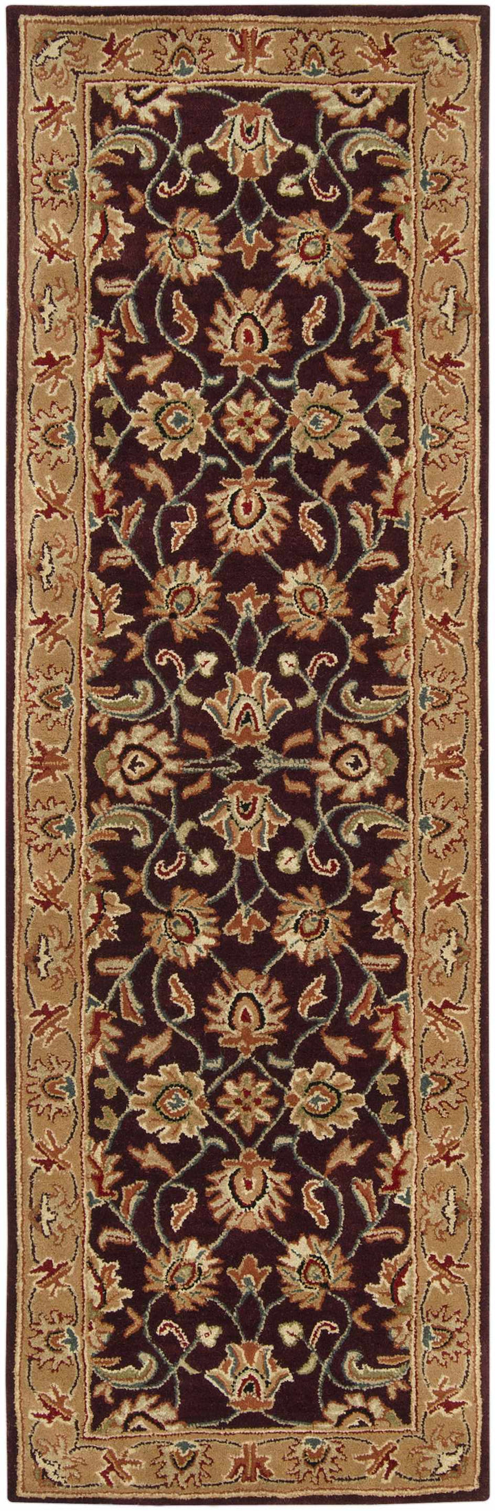 Cherryfield Burgundy 1024 Wool Area Rug