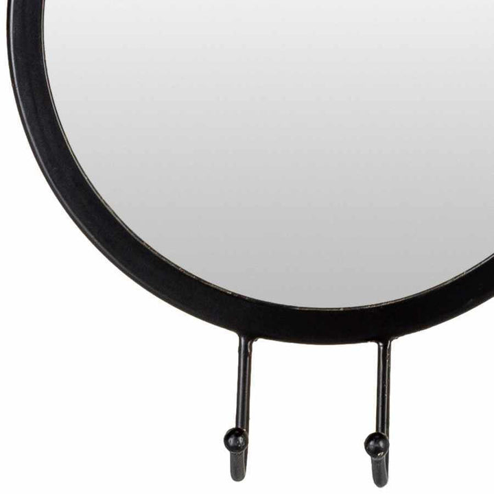 Cotmon Black Iron Frame Mirror