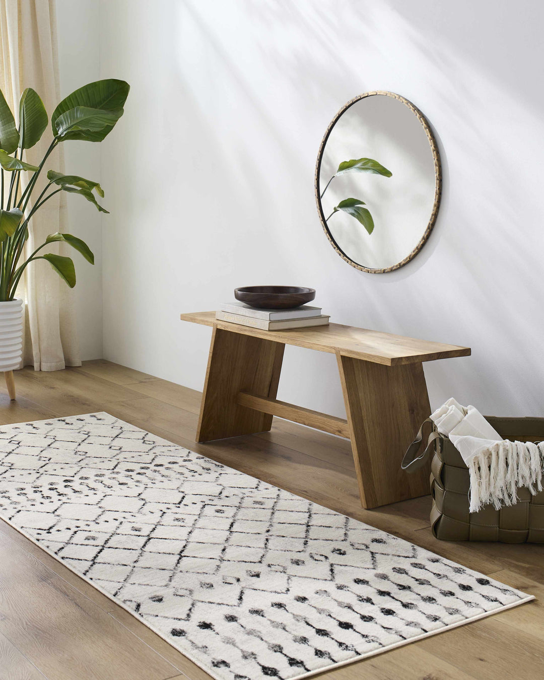 Scandi Moroccan Trellis Rug