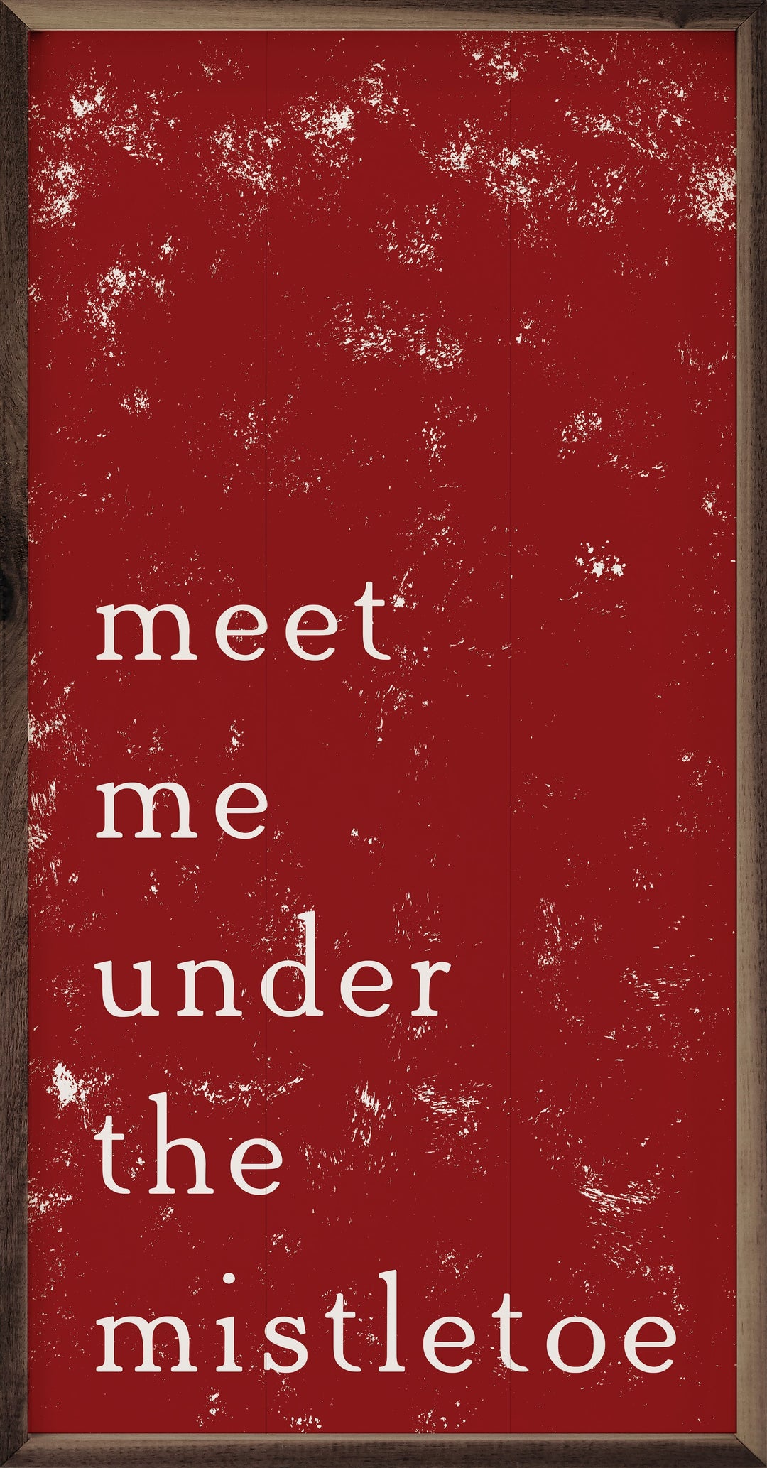 Meet Me Under the Mistletoe Red